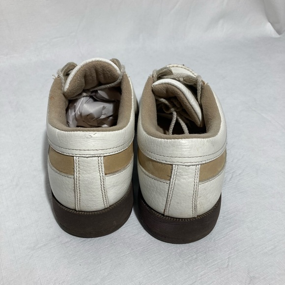 Footjoy Softjoys 98512 Golf shoes white tan leather spike less size 7.5 - Picture 4 of 11